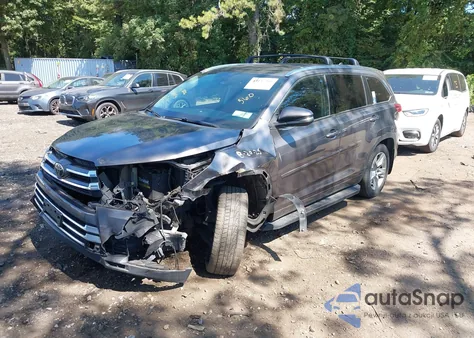 2017 Toyota Highlander Limited z USA, uszkodzony, nr VIN 5TDDZRFH5HS363766